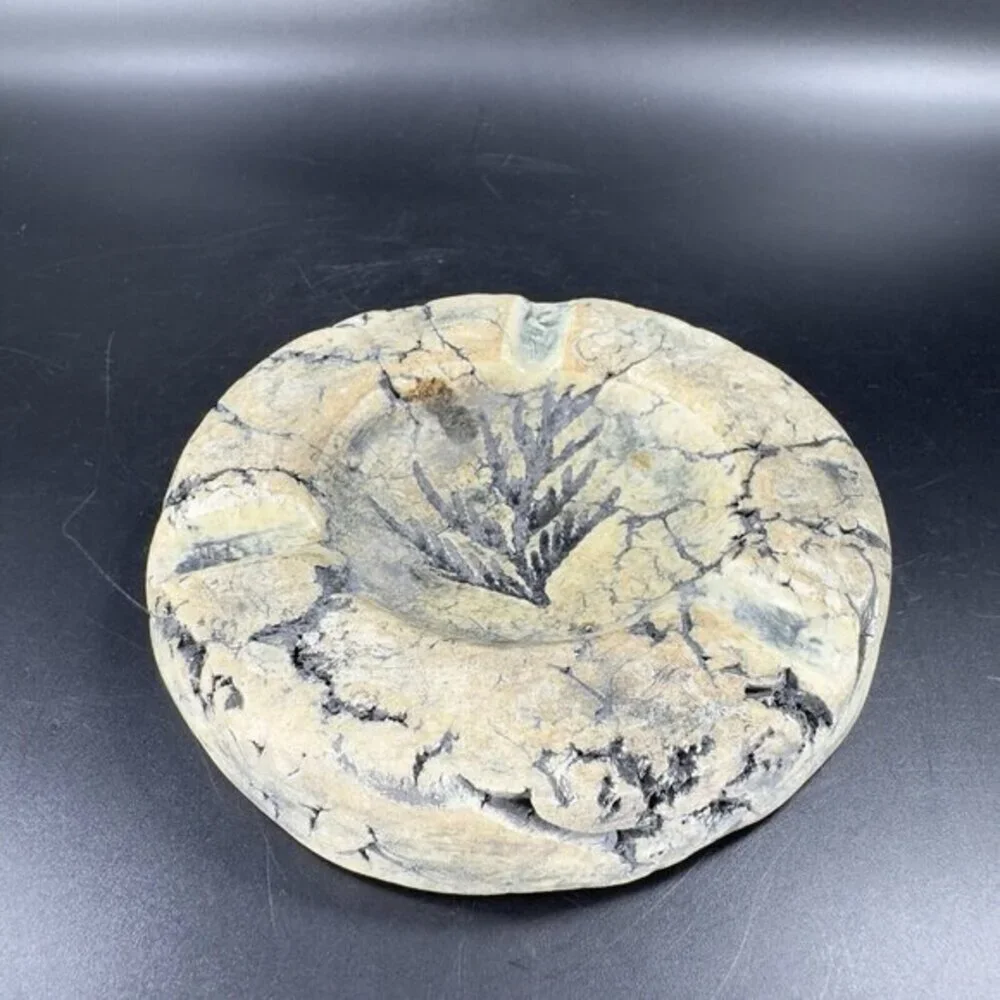 Stan Langtwait Shapes Of Clay Mt St Helens Ash Leaf Dish Tray‎ Ashtray Sculpture